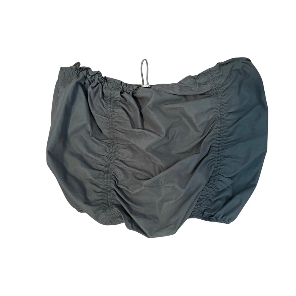 Strapless Gray Zara Crop Top